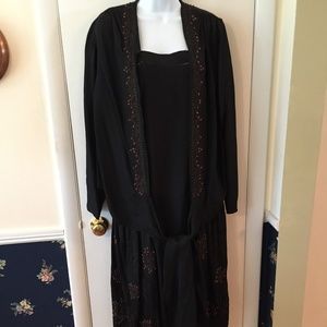 Antique 1920s Silk dress